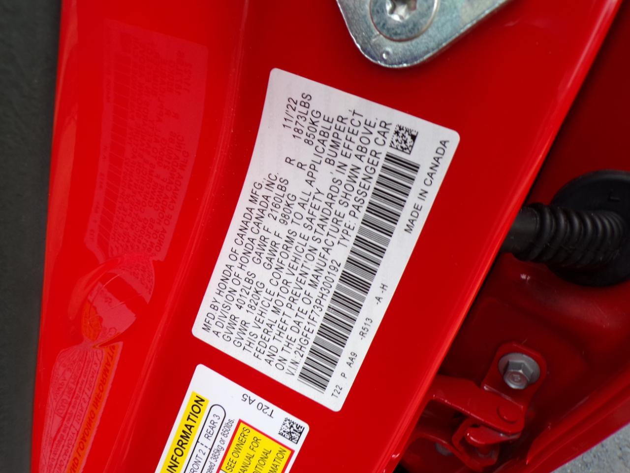 Honda Civic Sedan EX CVT 2023