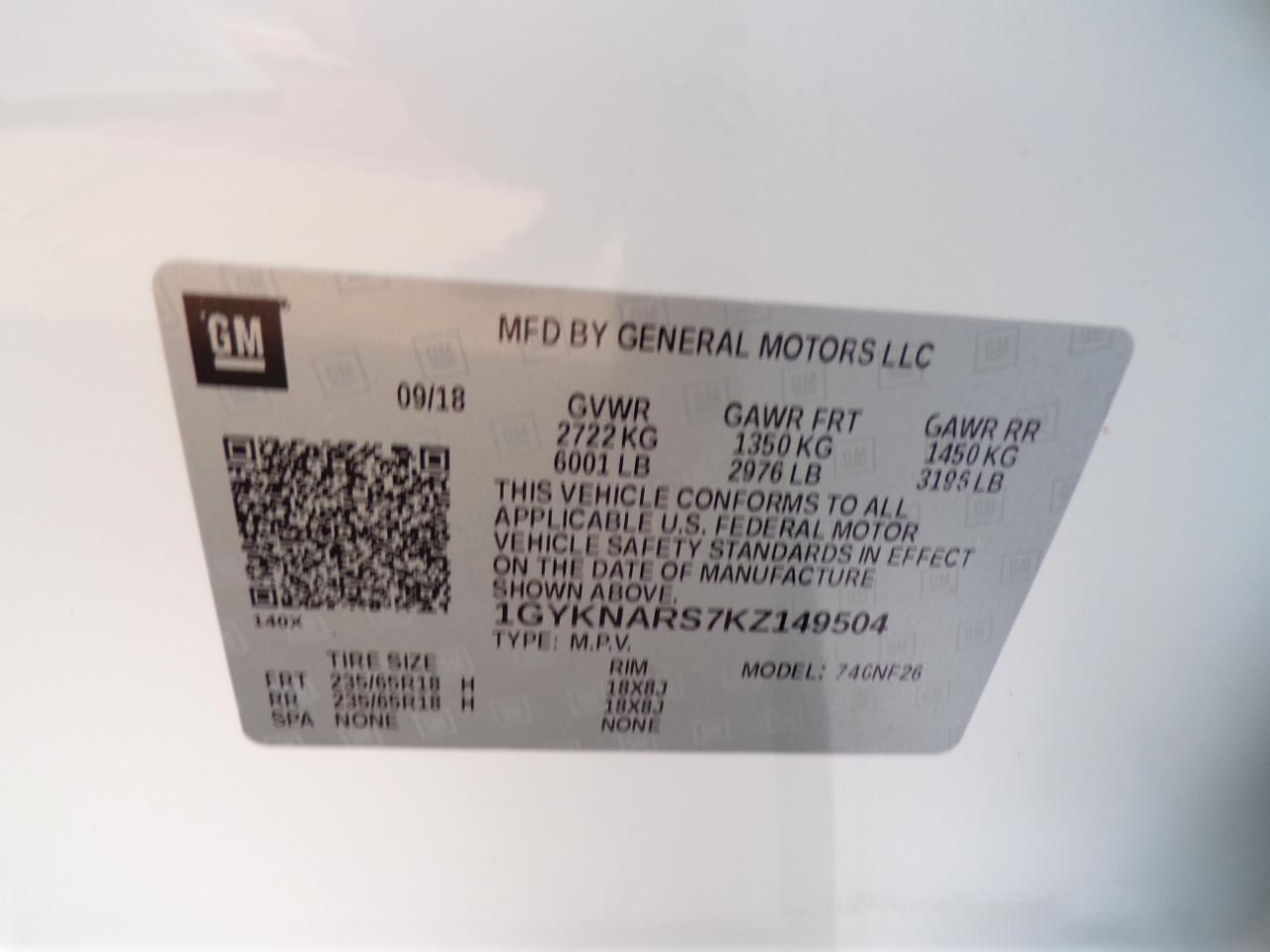 Cadillac XT5 FWD 4dr 2019