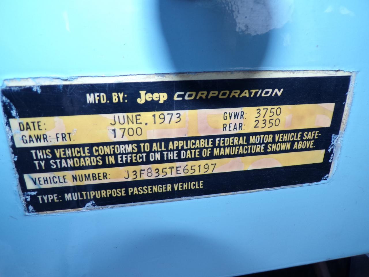Jeep CJ-5 Base 1973
