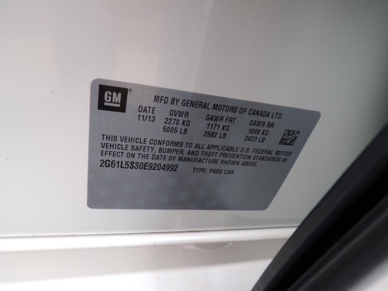 Cadillac XTS 4dr Sdn FWD 2014