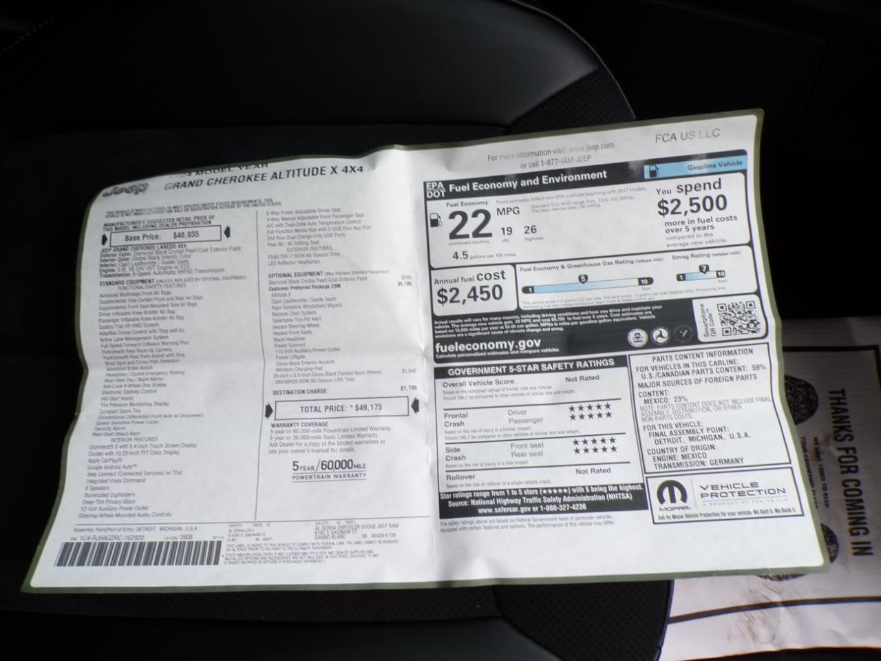 Jeep Grand Cherokee Altitude X 4x4 2024