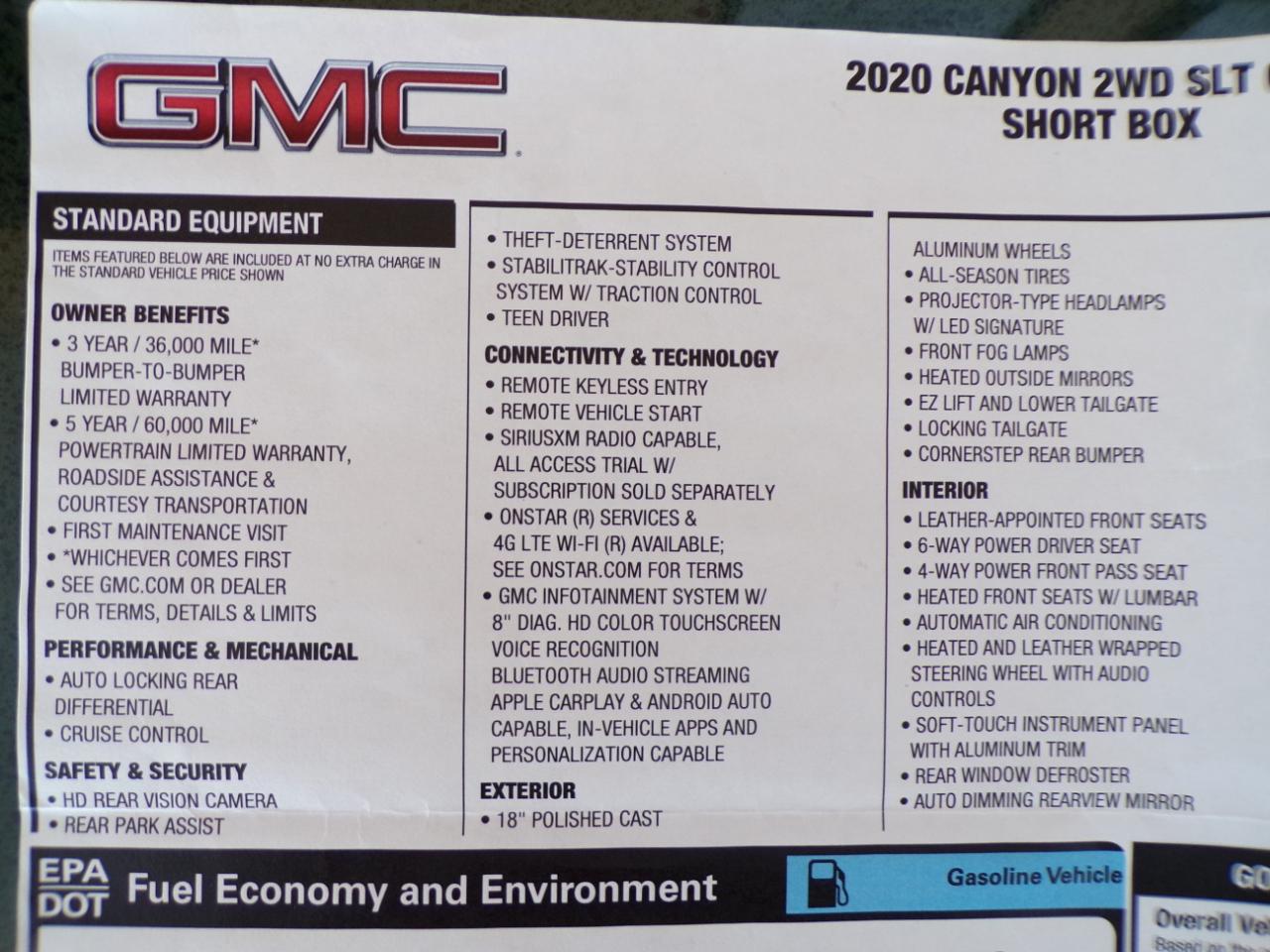 GMC Canyon 2WD Crew Cab 128" SLT 2020