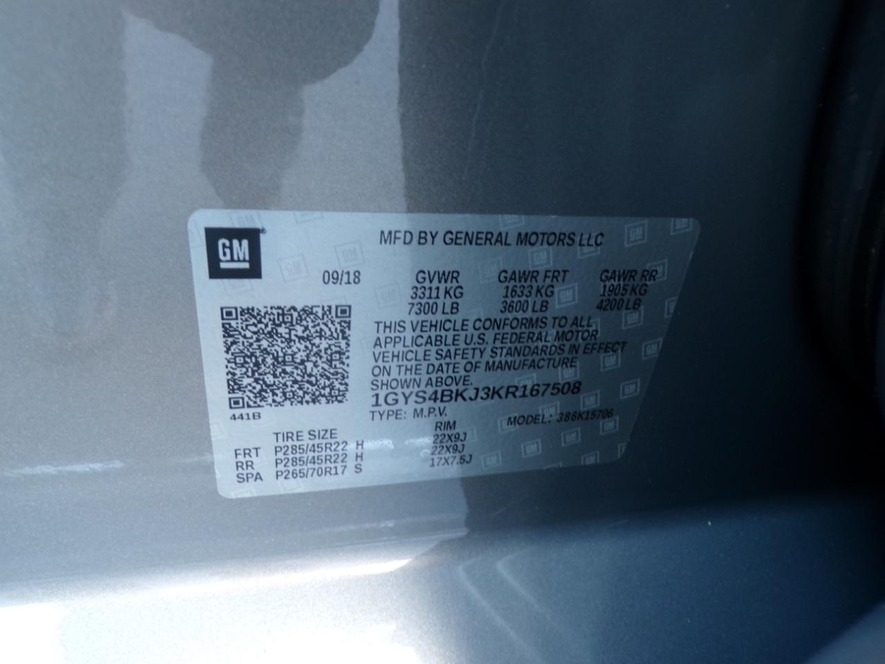 Cadillac Escalade 4WD 4dr Luxury 2019