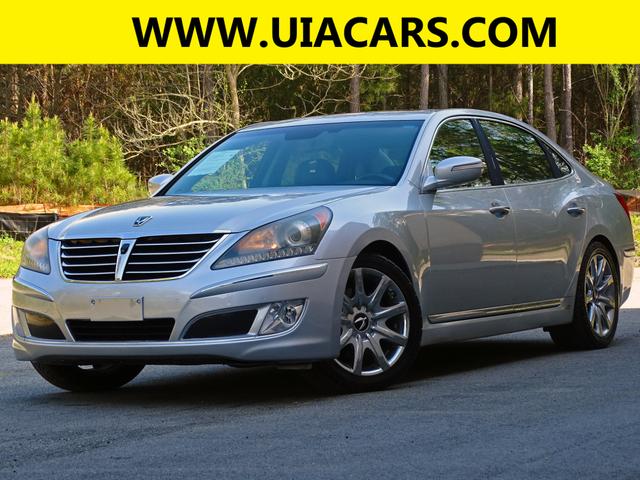 Silver 2011 Hyundai Equus Ultimate RWD Sedan Rear-Wheel Drive Automatic