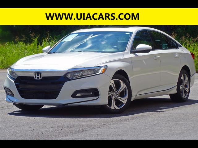 White 2019 Honda Accord 1.5T EX-L FWD Sedan Front-Wheel Drive Automatic