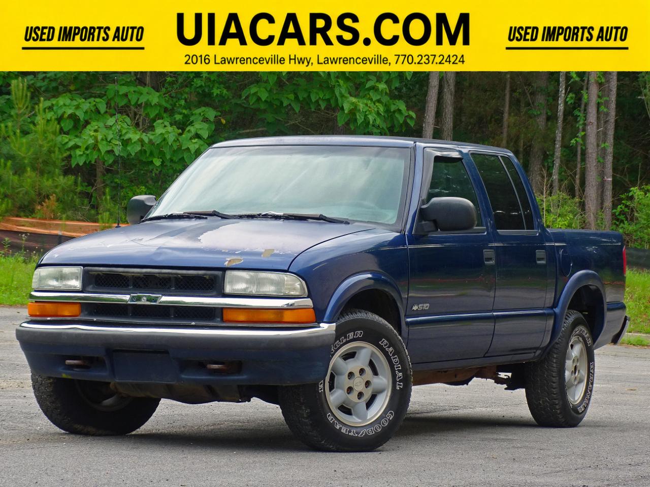 2001 Chevrolet S-10 Crew Cab 123" WB 4WD LS