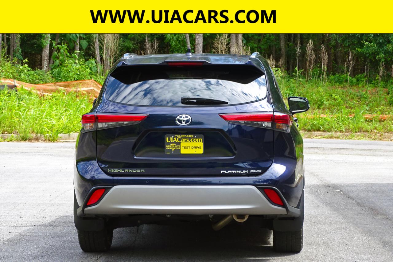 Toyota Highlander Platinum AWD (Natl) 2022