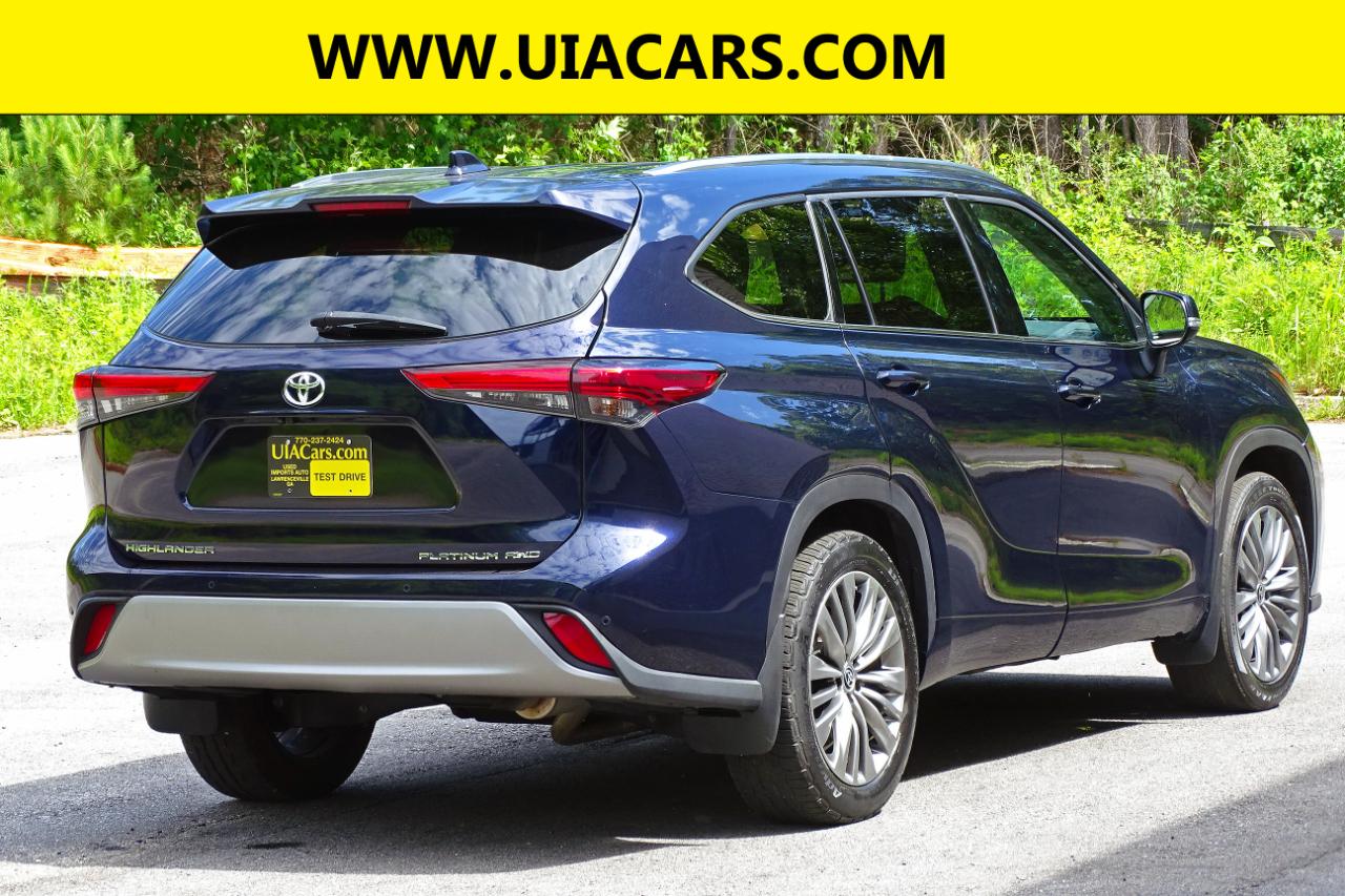 Toyota Highlander Platinum AWD (Natl) 2022
