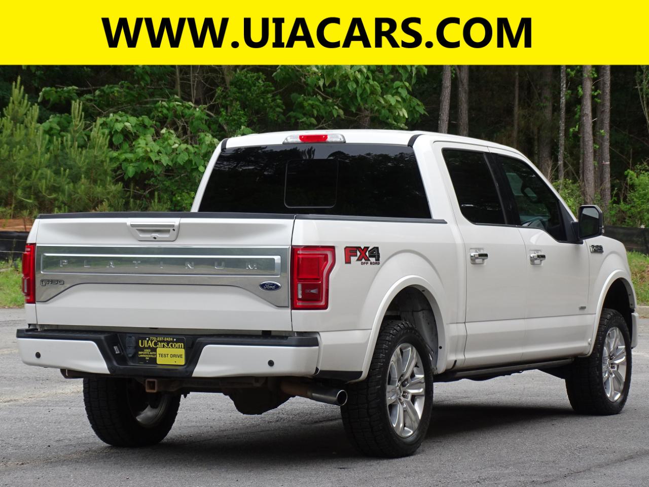 Ford F-150 4WD SuperCrew 145" Platinum 2015