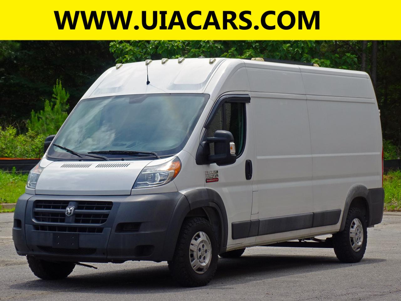 RAM ProMaster Cargo Van 2500 High Roof 159" WB 2016