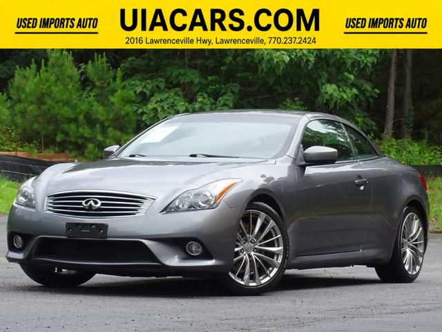 Gray (Graphite Shadow) 2013 INFINITI G37 Convertible Rear-Wheel Drive Automatic