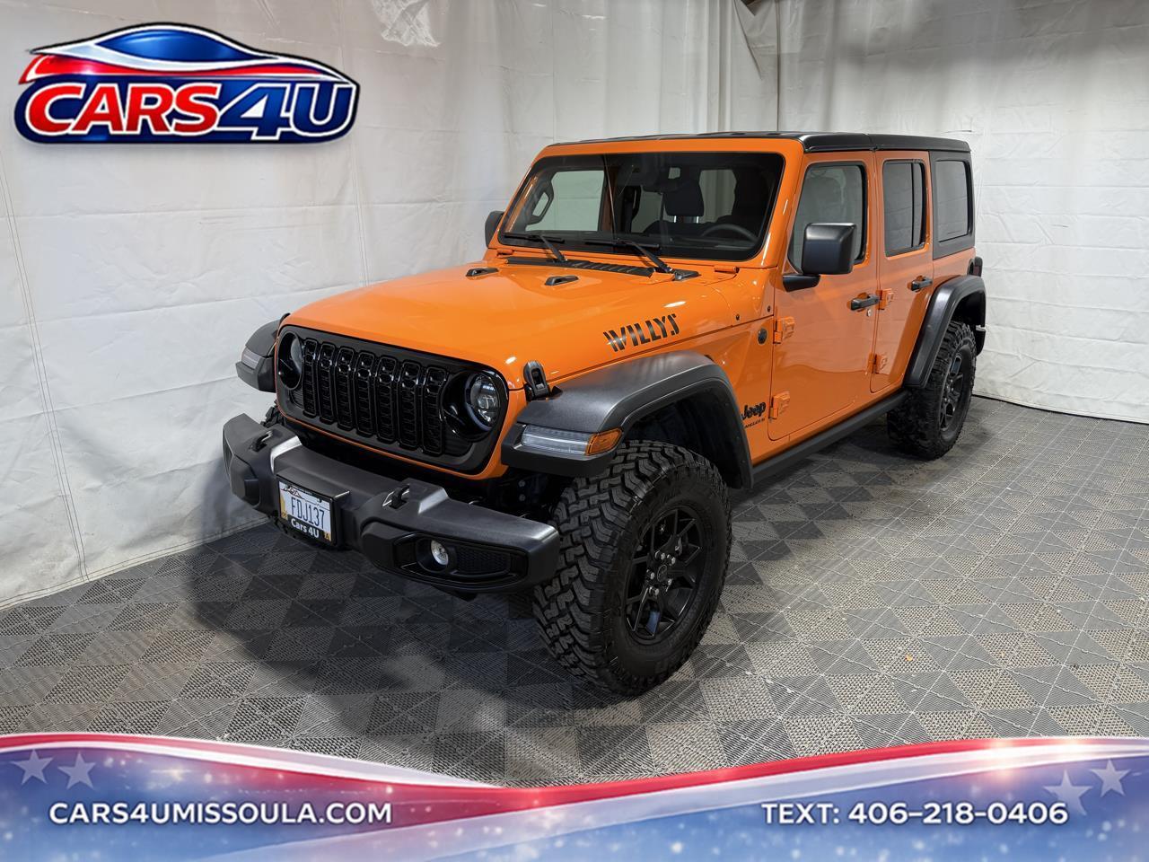 2025 Jeep Wrangler Willys 4 Door 4x4