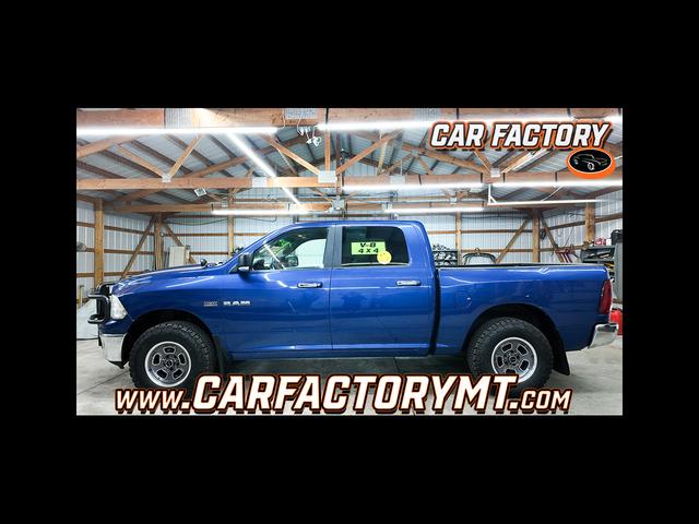 Blue 2009 Dodge RAM 1500 Pickup Truck Four-Wheel Drive Automatic