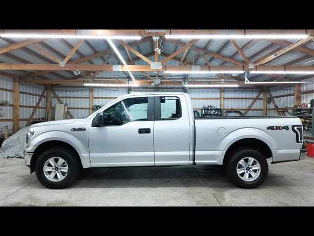 Silver 2018 Ford F-150 Pickup Truck Four-Wheel Drive Automatic