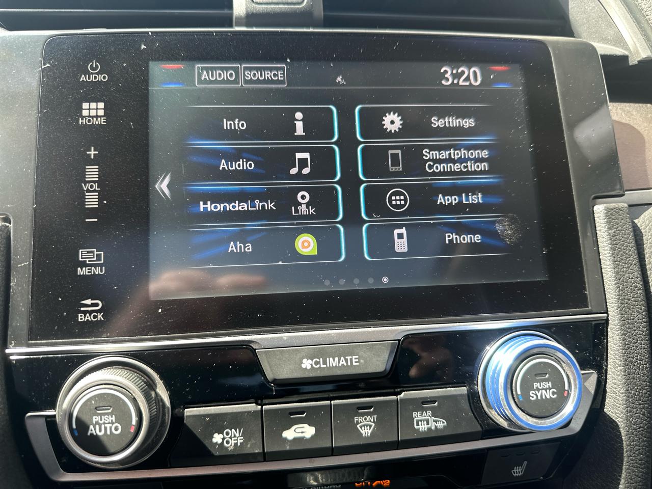 Honda Civic Sedan 4dr CVT EX-T w/Honda Sensing 2016