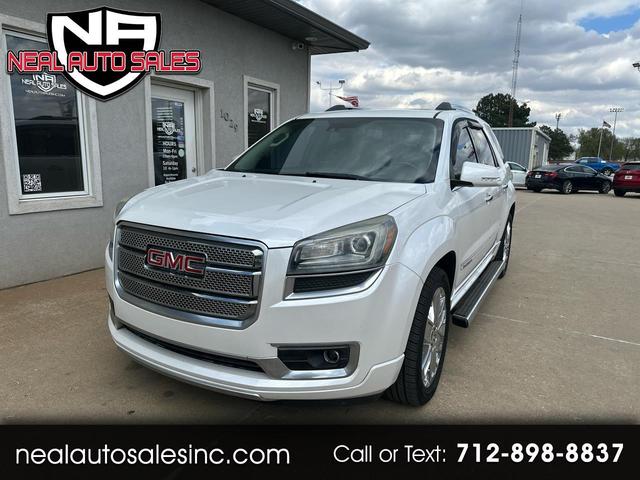 Pearl White 2016 GMC Acadia Denali AWD SUV / Crossover All-Wheel Drive