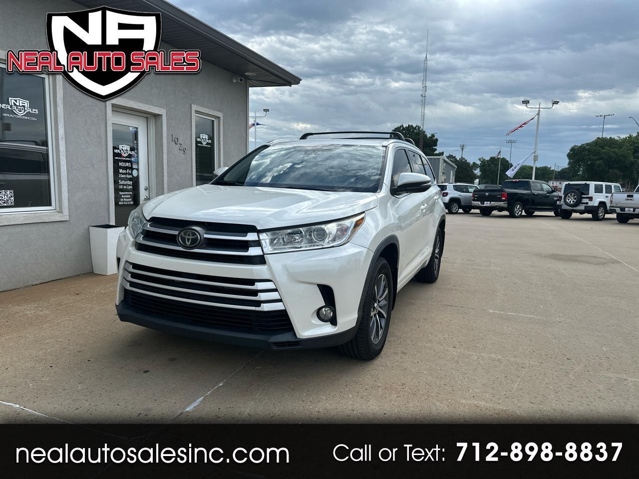 Toyota Highlander XLE V6 AWD (Natl) 2018
