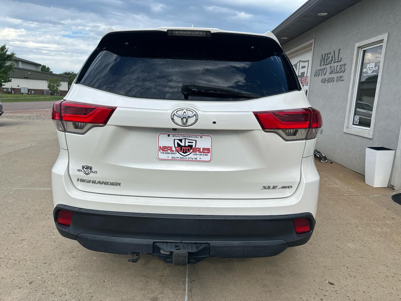 Toyota Highlander XLE V6 AWD (Natl) 2018