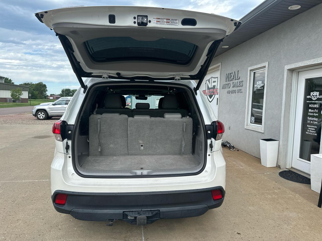 Toyota Highlander XLE V6 AWD (Natl) 2018