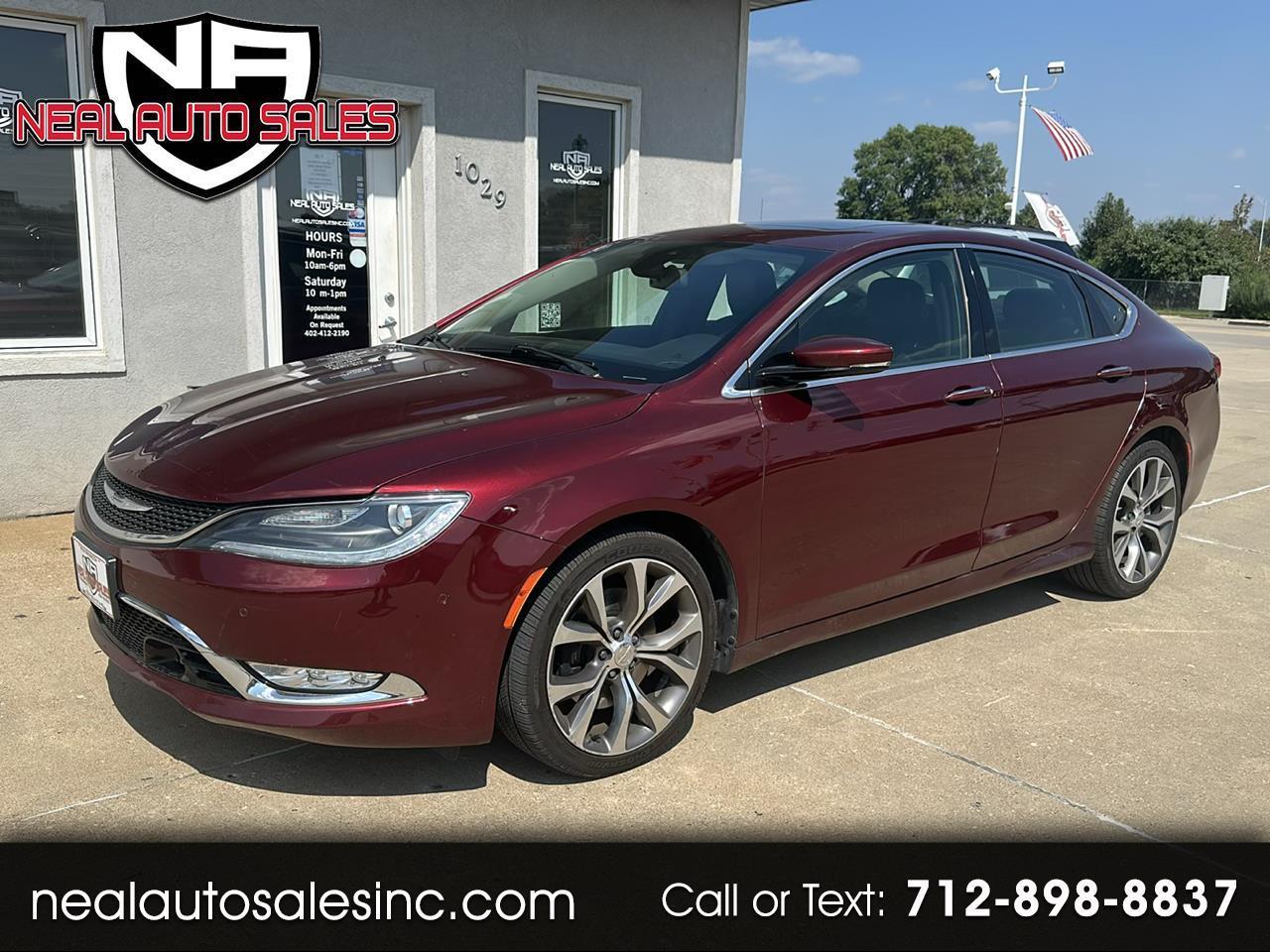 Chrysler 200 4dr Sdn C FWD 2015