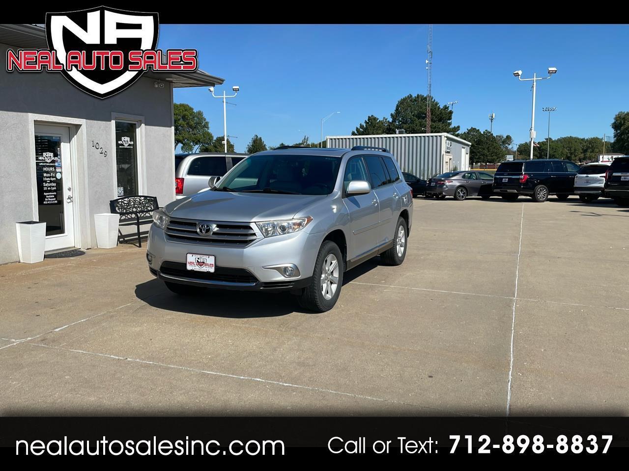 Toyota Highlander 4WD 4dr V6 (Natl) 2012