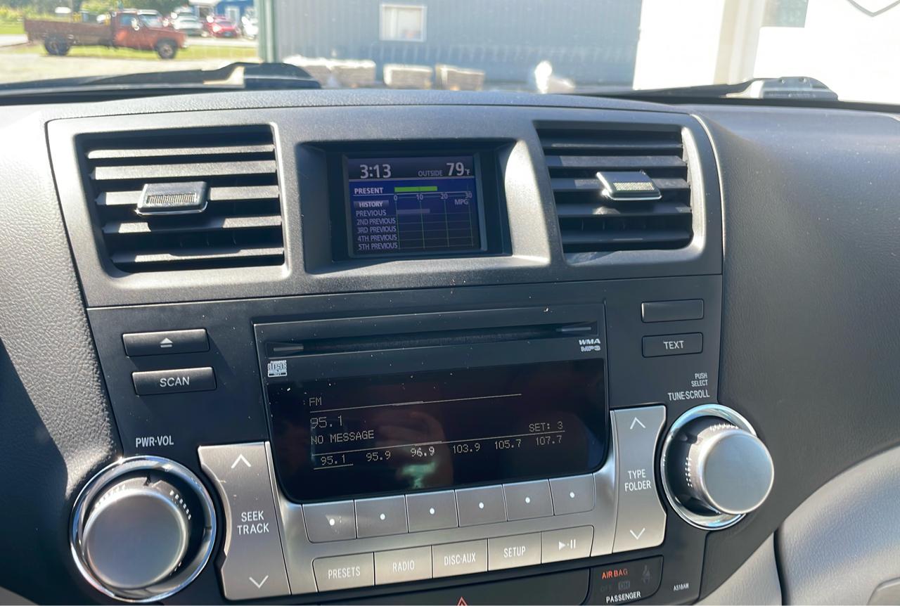Toyota Highlander 4WD 4dr V6 (Natl) 2012