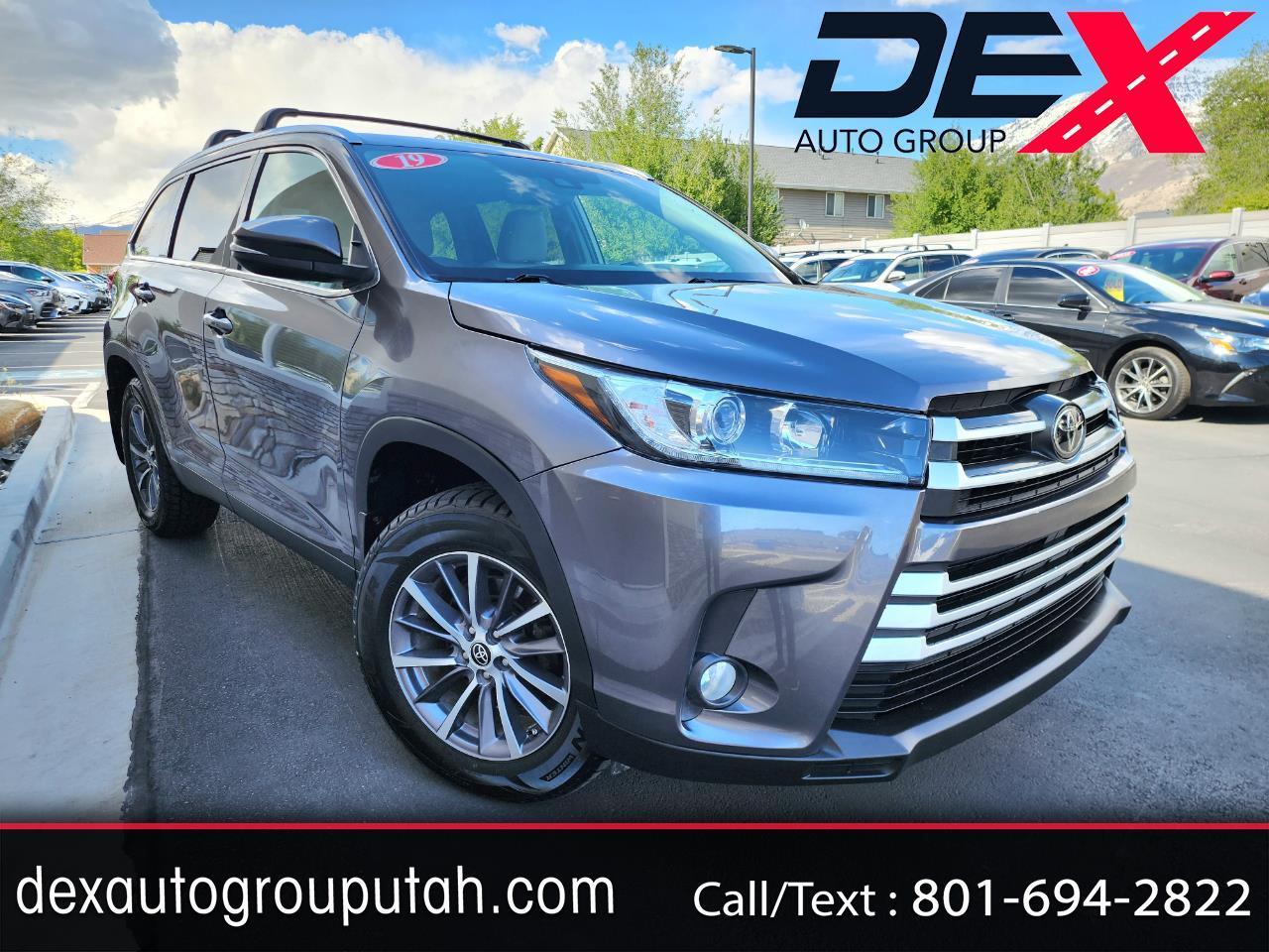 Toyota Highlander XLE AWD V6 2019