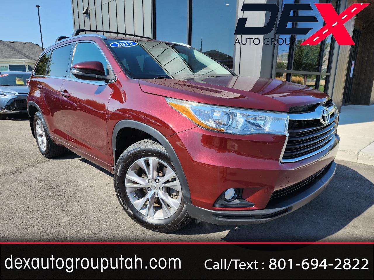 Toyota Highlander XLE AWD V6 2015