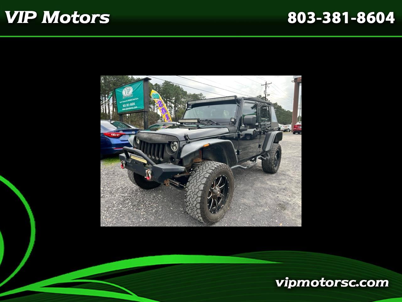 Used 2010 Jeep Wrangler Unlimited Sport 4WD for Sale in West Columbia SC  29170 VIP Motors