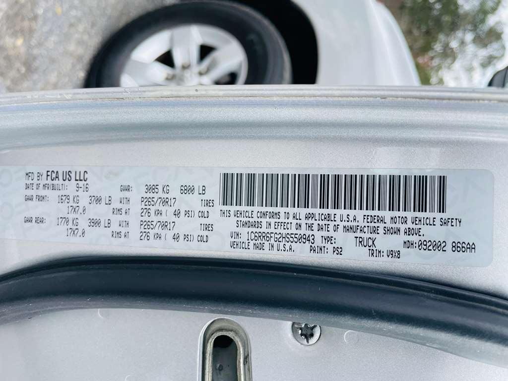 RAM 1500 Tradesman Quad Cab 2WD 2017