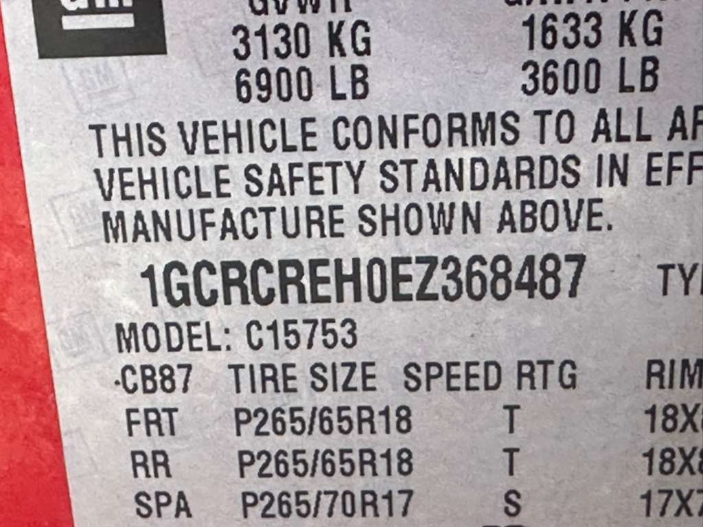 Chevrolet Silverado 1500 2LT Double Cab 2WD 2014