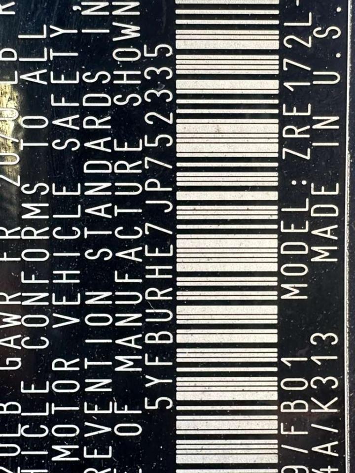 Toyota Corolla L CVT 2018