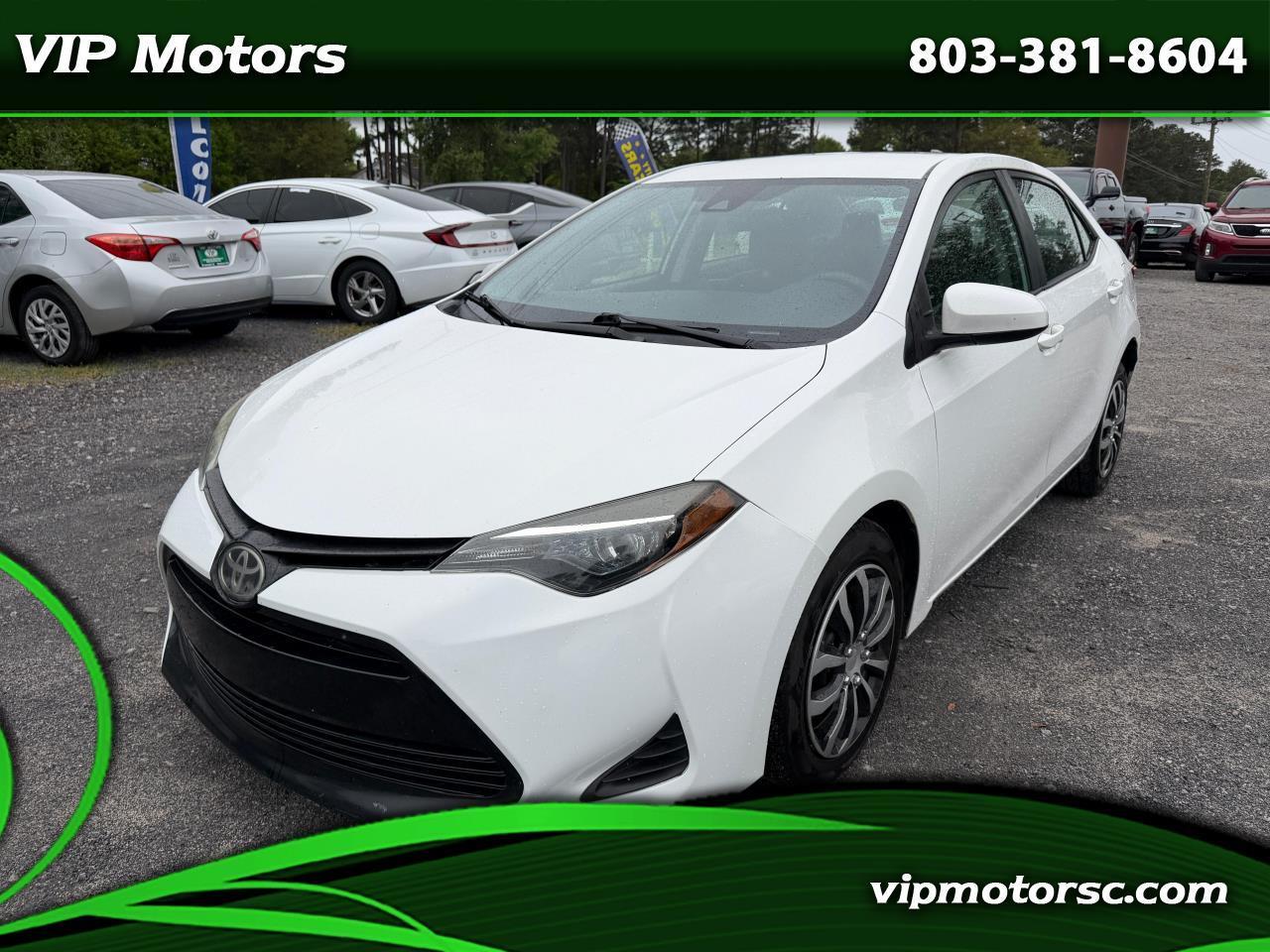 Toyota Corolla XLE CVT 2019