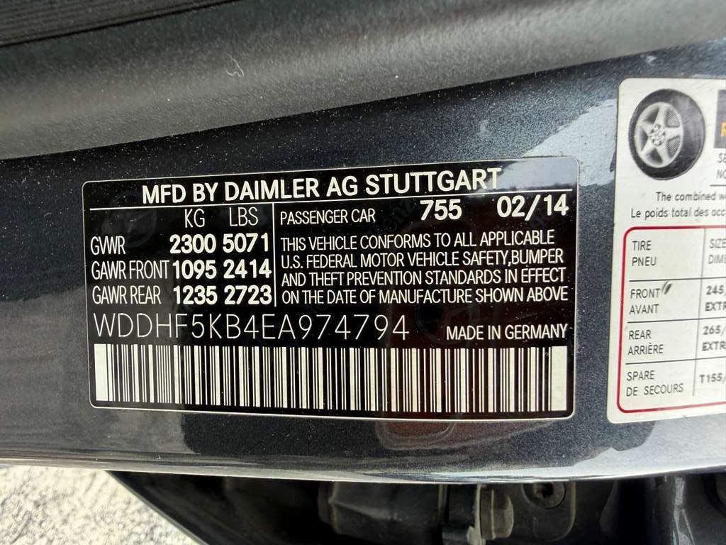 Mercedes-Benz E-Class E350 Sedan 2014