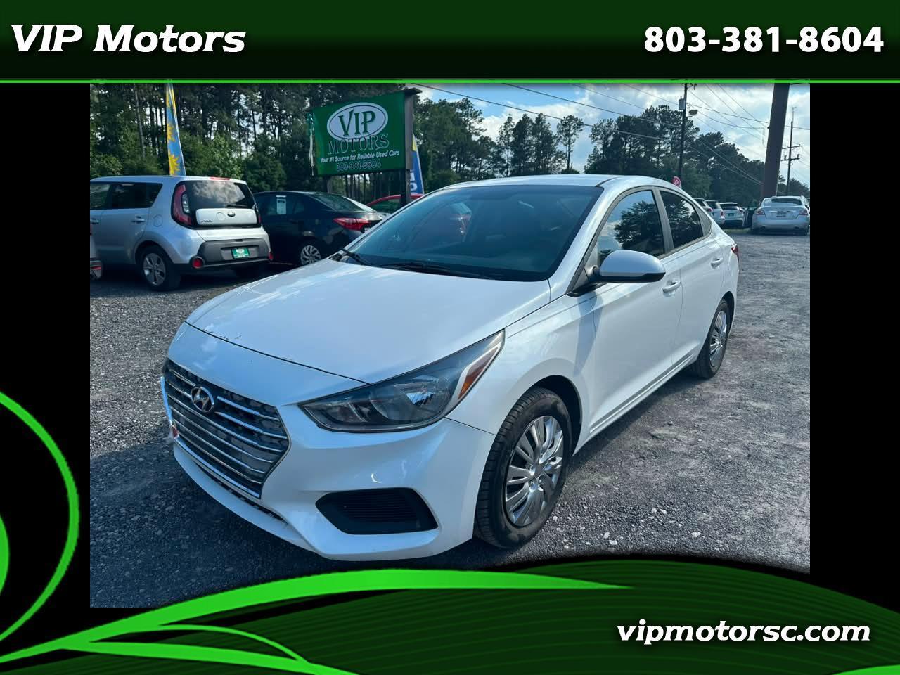 2019 Hyundai Accent SEL 4-Door 6A