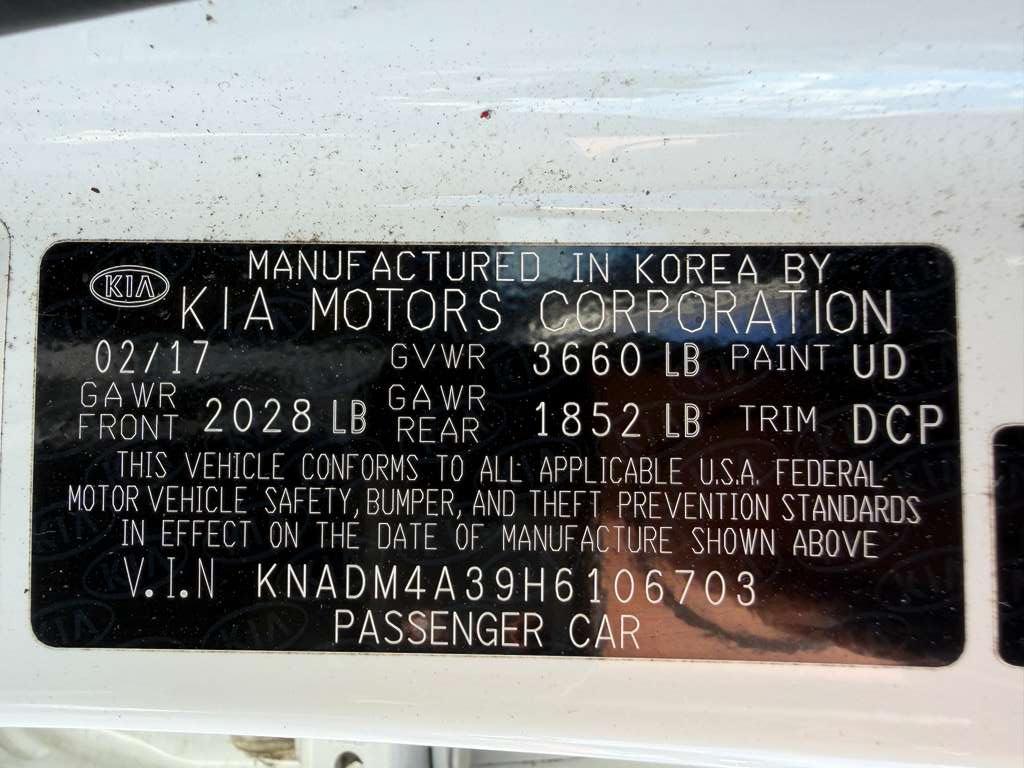 Kia Rio LX 6A 2017