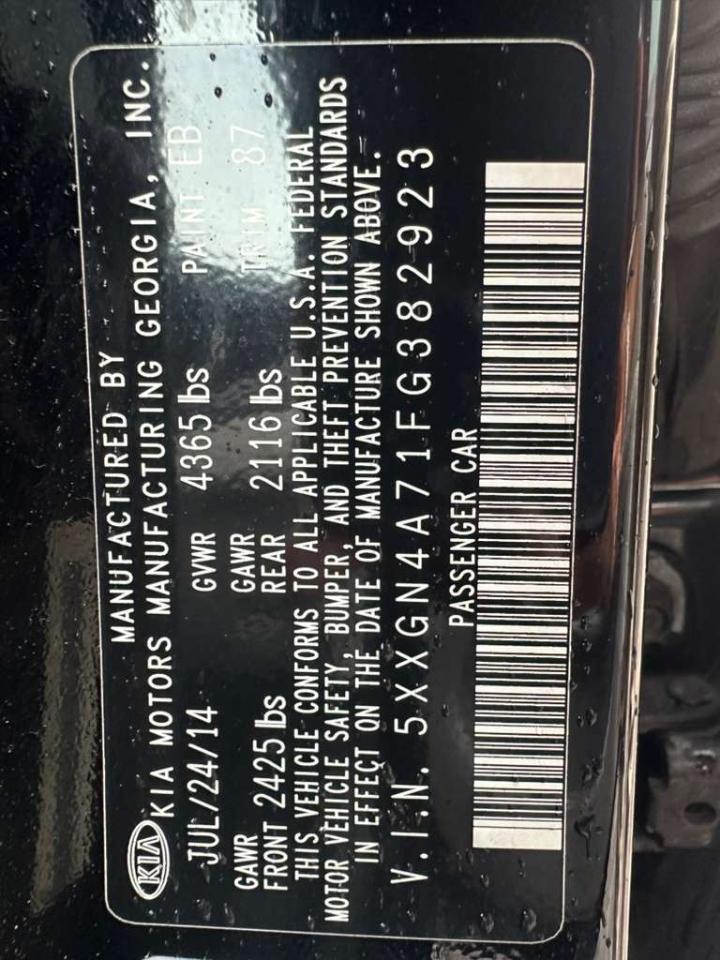 Kia Optima EX 2015