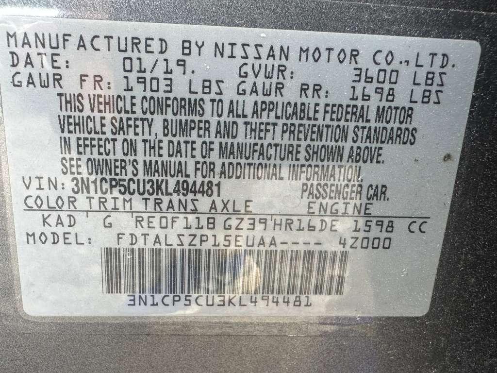 Nissan Kicks SV 2019