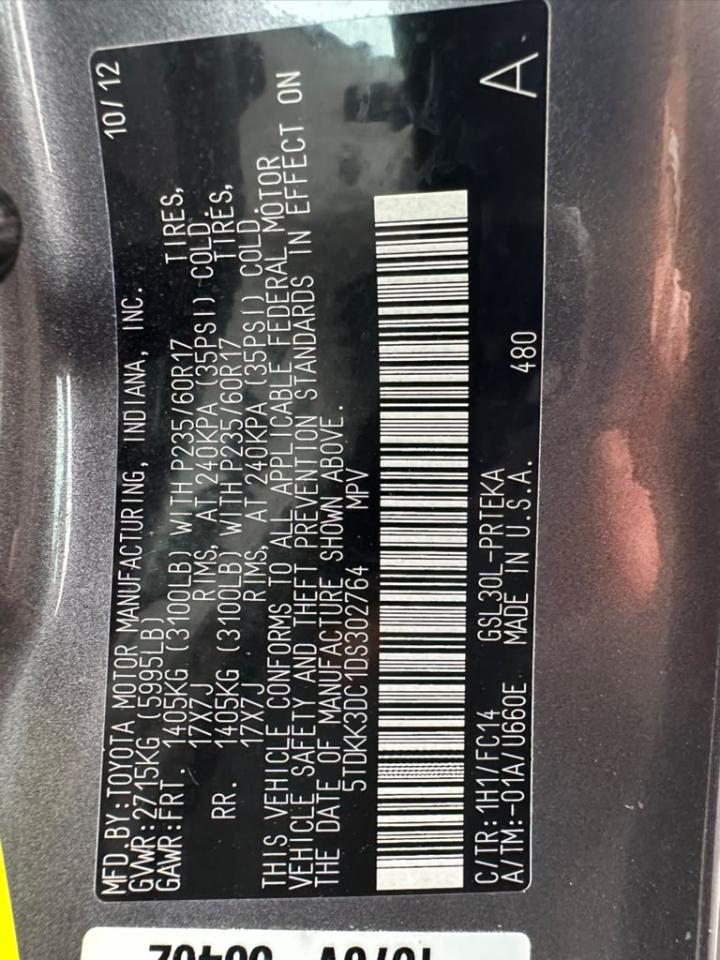 Toyota Sienna LE FWD 8-Passenger V6 2013