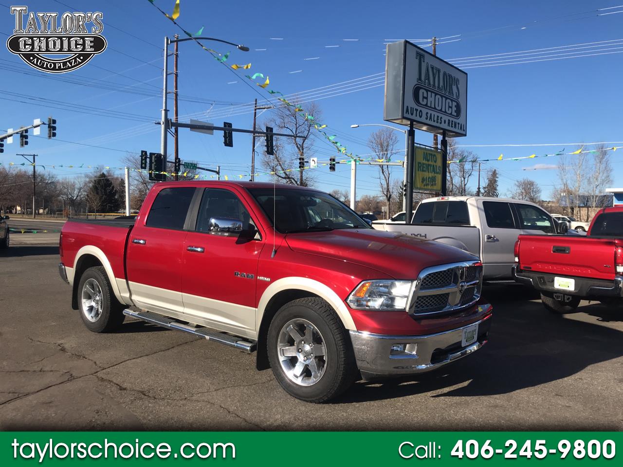 Used 2010 RAM 1500 Laramie Crew Cab 4WD for Sale in Billings MT 59102