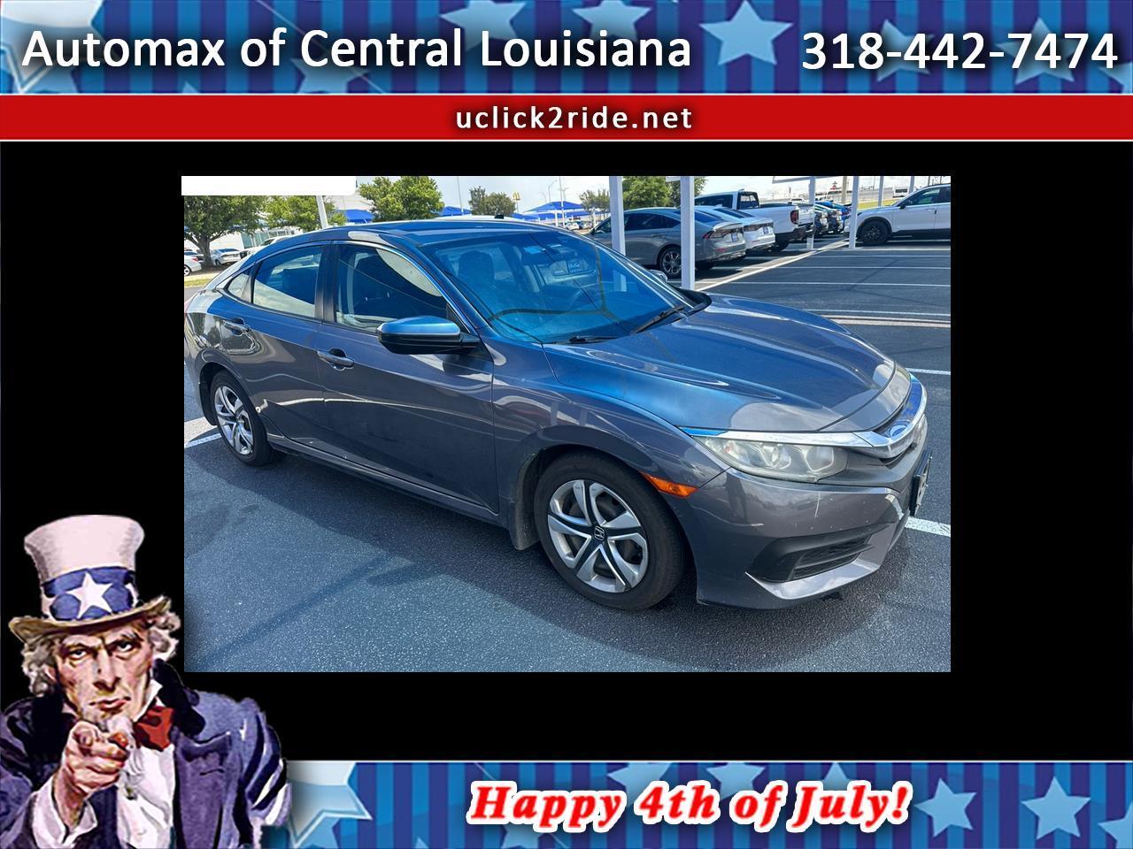 2016 Honda Civic LX Sedan CVT