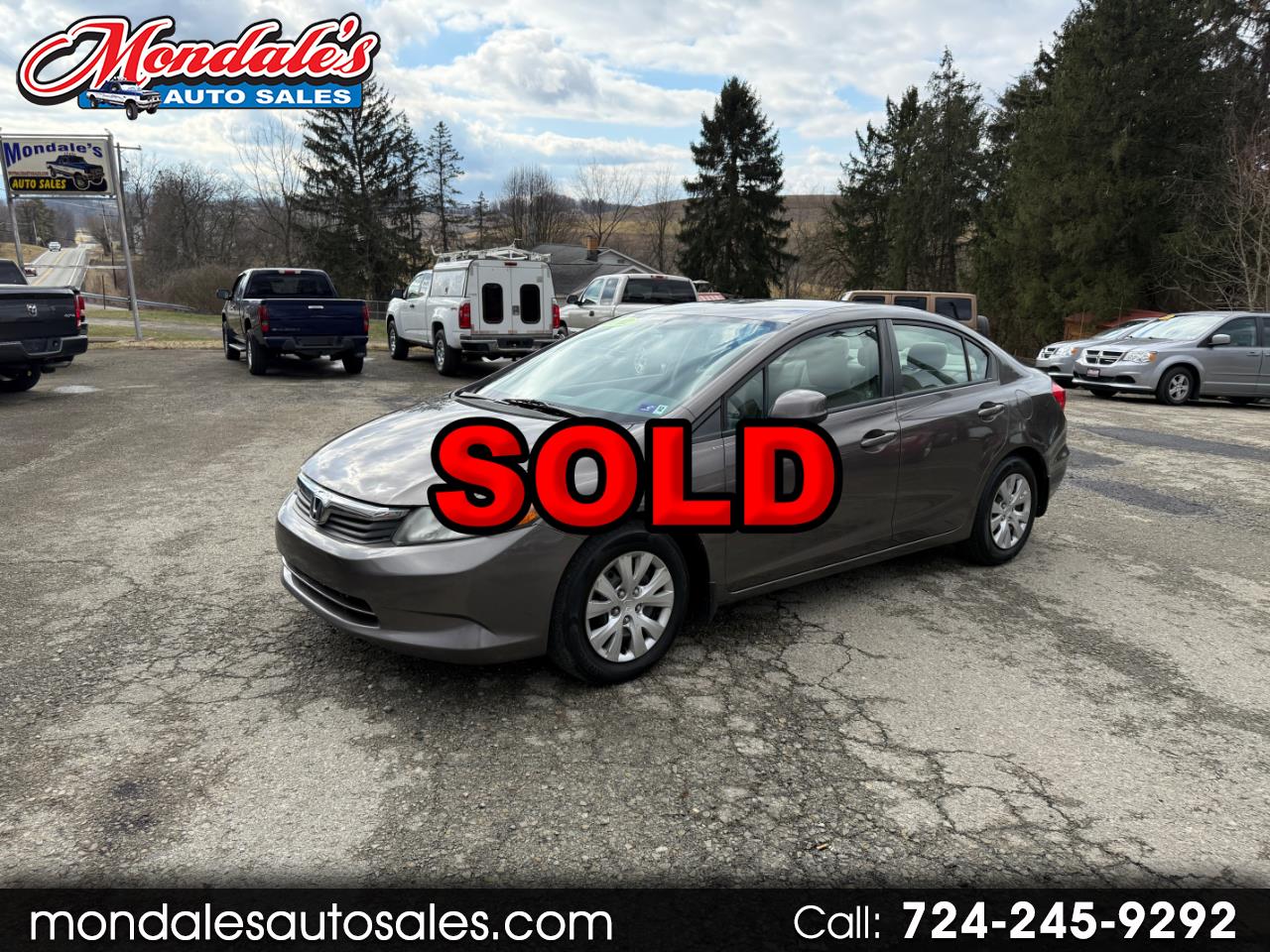 2012 Honda Civic LX Sedan 5-Speed AT