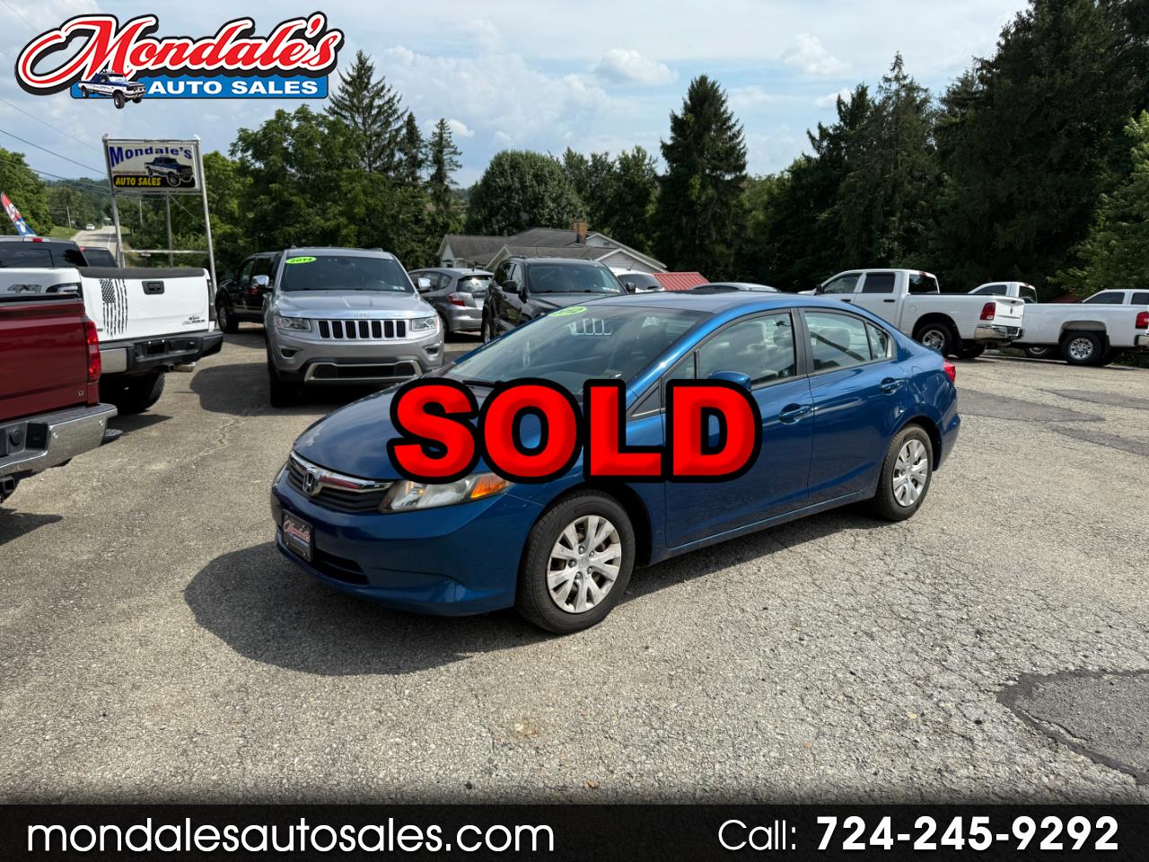 2012 Honda Civic LX Sedan 5-Speed AT