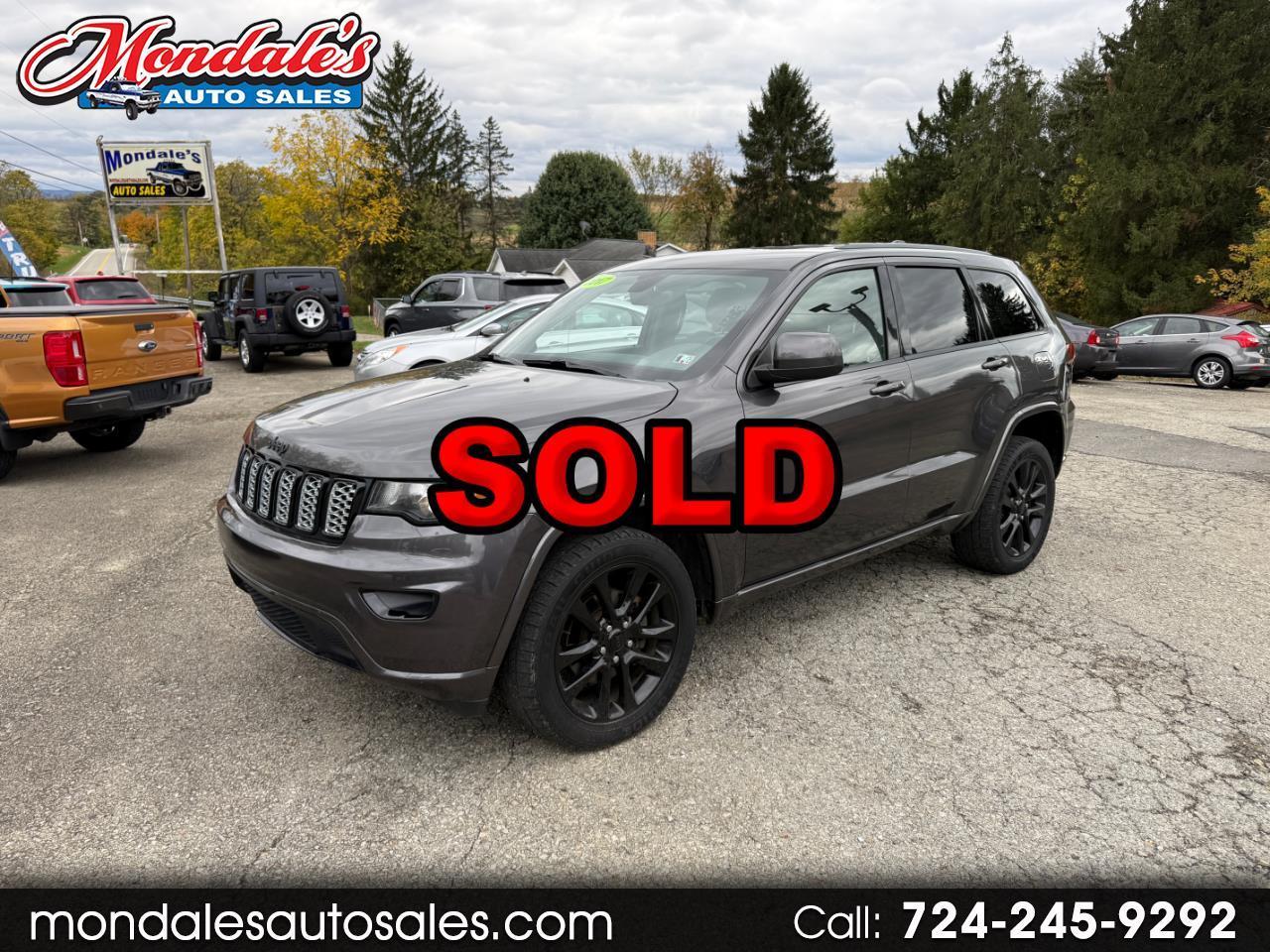 2017 Jeep Grand Cherokee Altitude 4D SUV 4WD