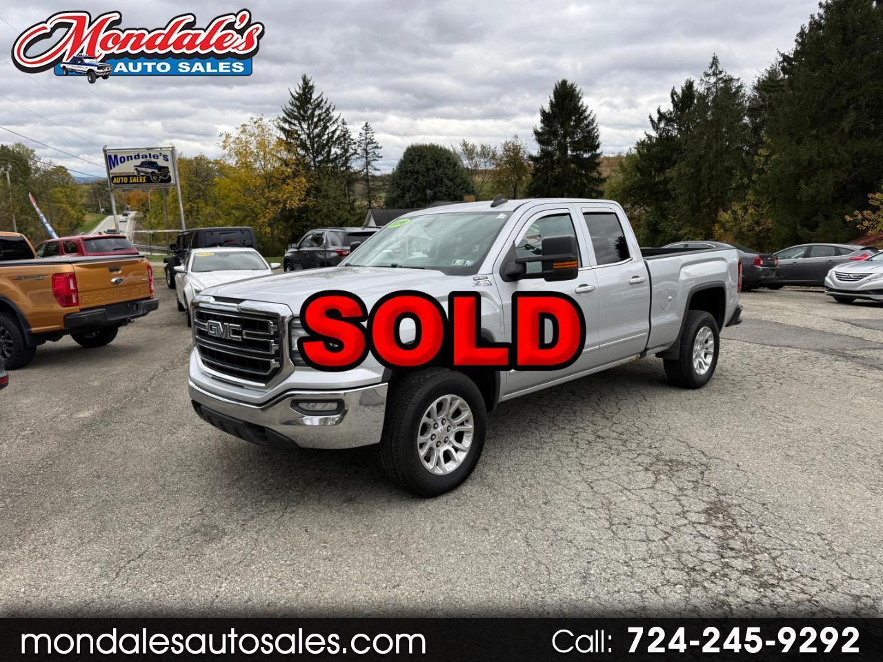 2016 GMC Sierra 1500 SLE Double Cab 4WD