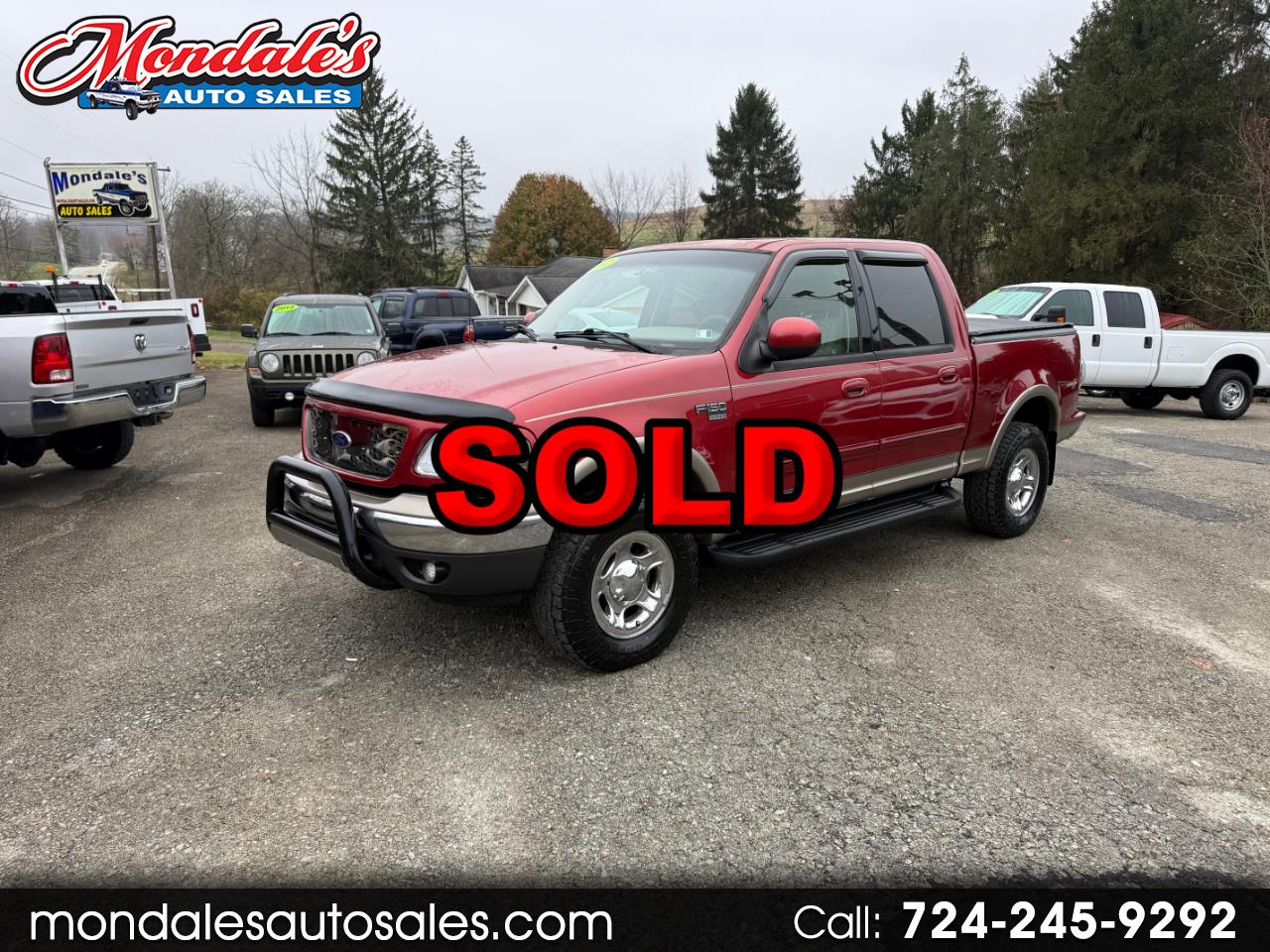 2002 Ford F-150 Lariat SuperCrew Short Bed 4WD