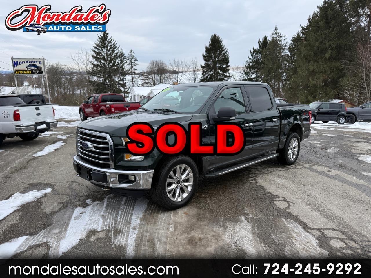2015 Ford F-150 XLT SuperCrew 5.5-ft. Bed 4WD