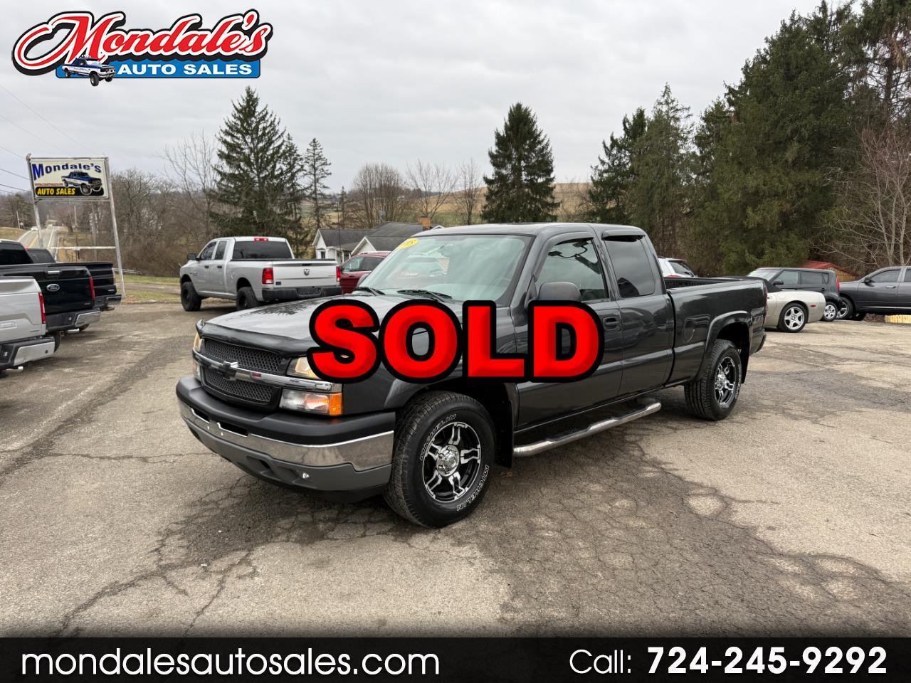 2005 Chevrolet Silverado 1500 Z71 Ext. Cab Short Bed 4WD
