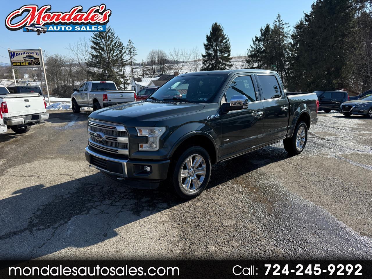 2015 Ford F-150 Platinum SuperCrew 5.5-ft. Bed 4WD