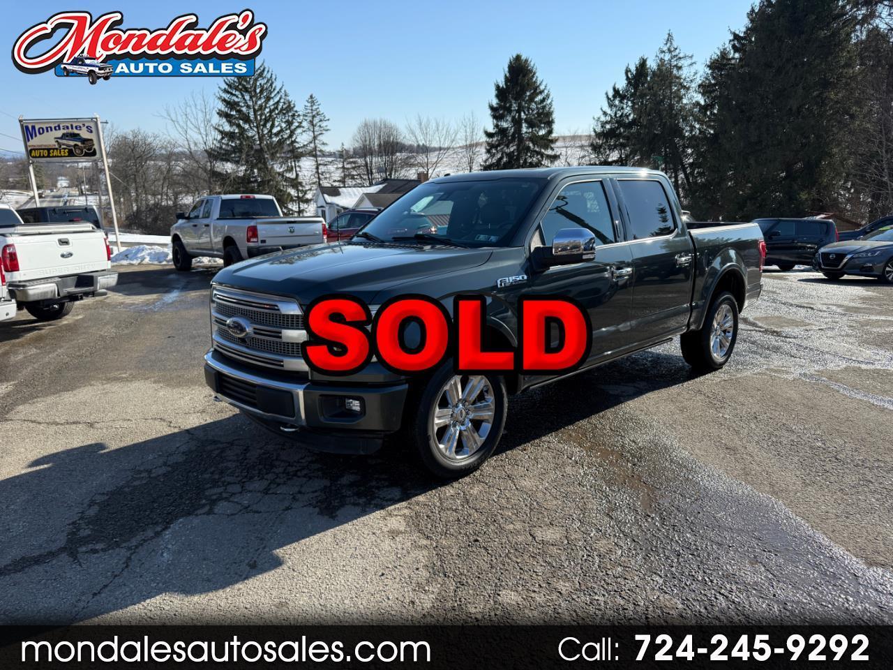 2015 Ford F-150 Platinum SuperCrew 5.5-ft. Bed 4WD